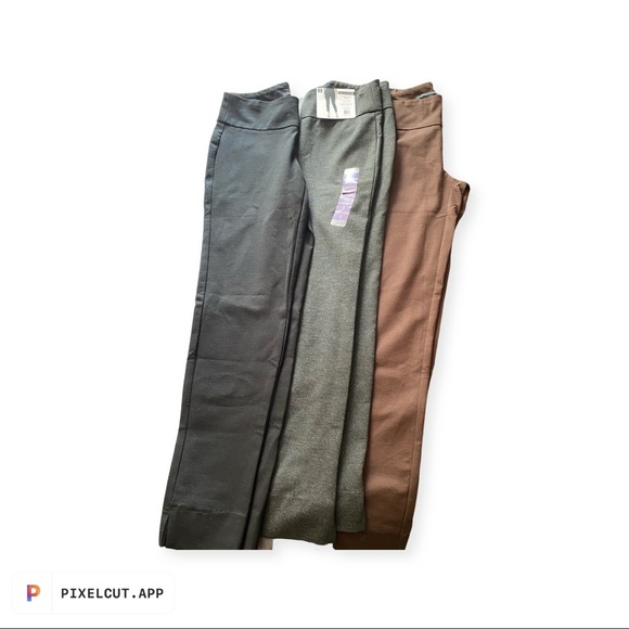 Pack of 3 Brown, gray and black. Zac and Rachel size S pants. - Picture 2 of 2